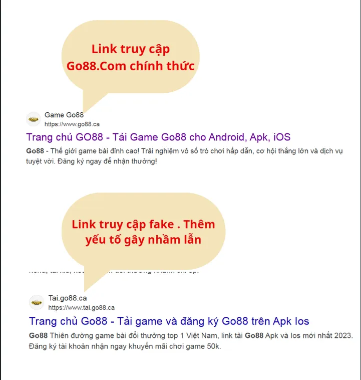 Đừng Nhầm Lẫn Đây Là Cách Phân Biệt Website Go88 Thật Và Giả 3 Các tính năng trên trang Go88.com thật hoạt động ổn định, còn trên trang giả Go88.com thường chậm và pop-up liên tục xuất hiện.